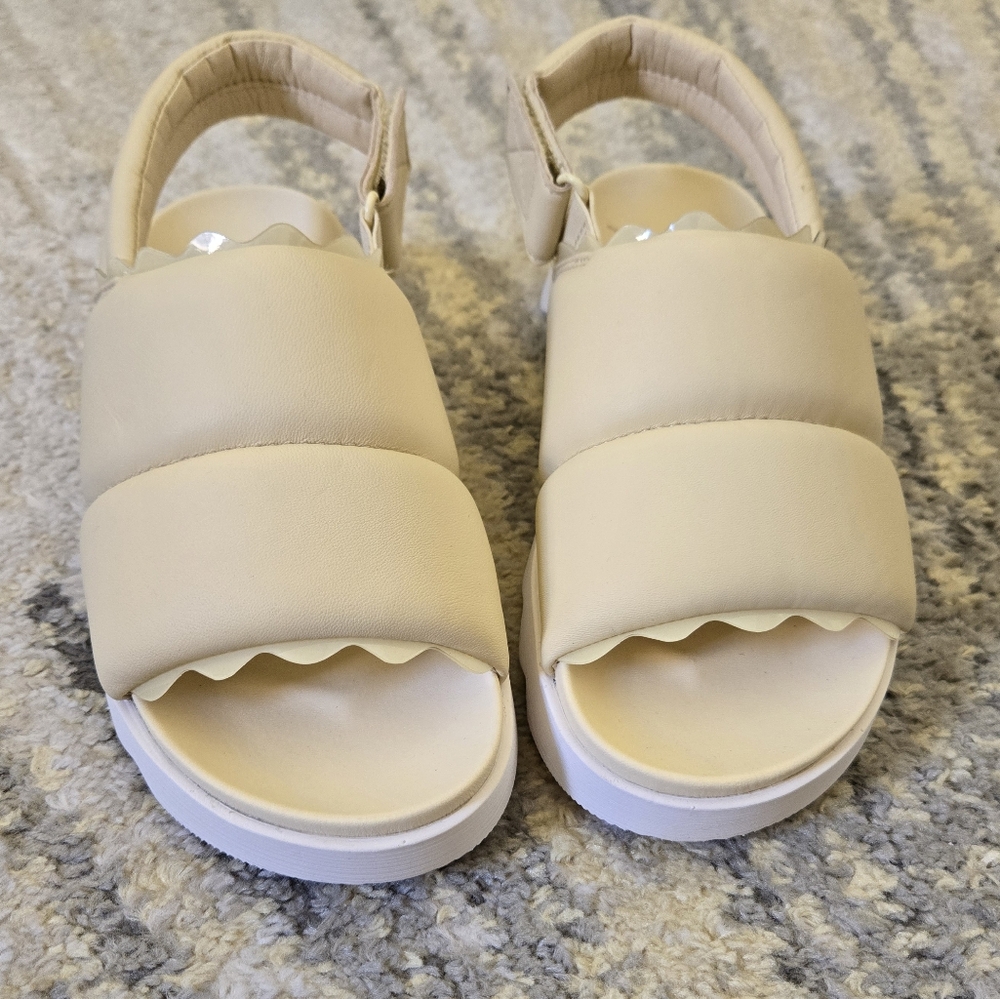 NWT Sorel Vibe Slingback Puff Sandal